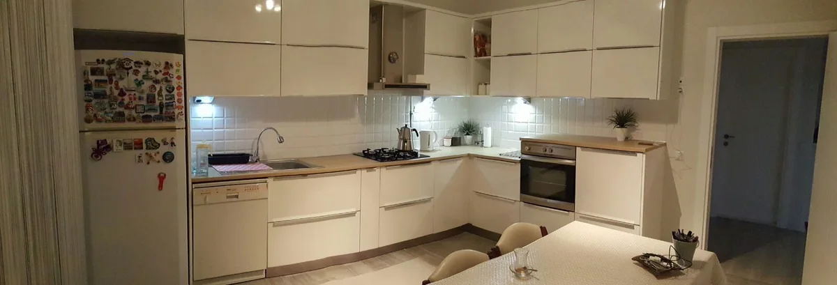 Modern Beyaz Mutfak